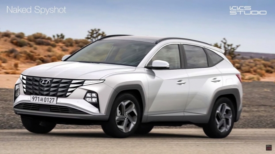 Hyundai Tucson: первые изображения, отображаемые с будущей моделью, появились в интернете